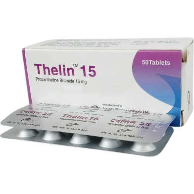 Thelin 15mg Tablet 10's Strip image