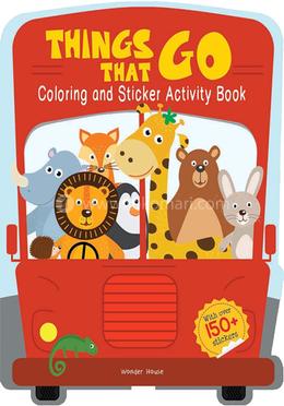 Things That Go - Coloring and Sticker Activity Book image