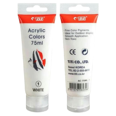 TiTi Acrylic color 75ml white image