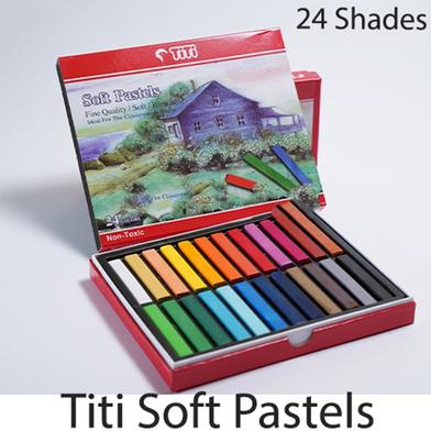 Joytiti Soft Pastel Box for Artists -24 Color image