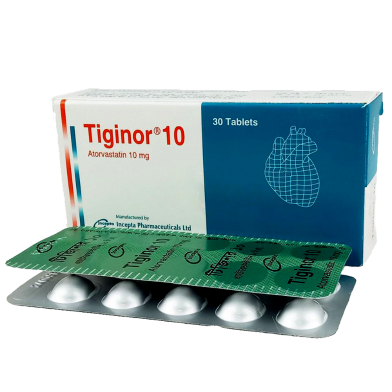 Tiginor 10 mg - 10's Strip Tablet image