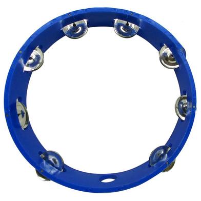 Timbrel Plastic 9.5 Inch - Blue image