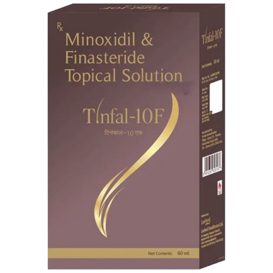 Tinfal 10F Minoxidil and Finasteride Topical Solution 60 ml image