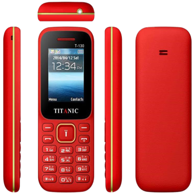 Titanic T-130 Dual Sim Feature Button Phone image