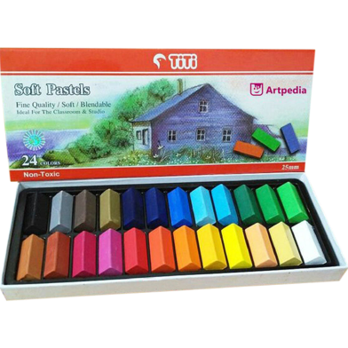 Titi Soft Pastel Box for Artists 24 Color image