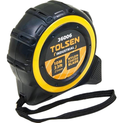 Tolsen 10M 33FT Nylon Coated Heavy Duty Measuring Tape image