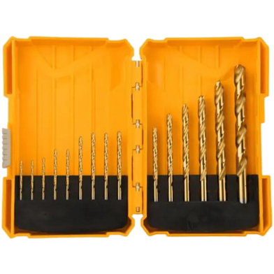 Tolsen 15Pcs HSS Fractional Jobber Length Drill Bits Set image