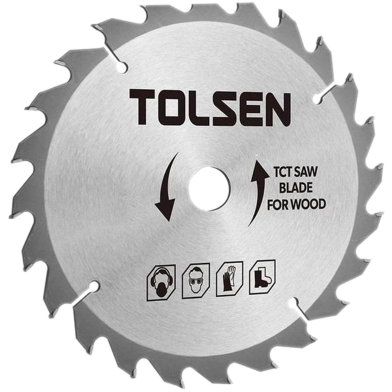 Tolsen 4 Inch TCT Saw Blade 110mm x 40T x 20mm For Wood Cutting image