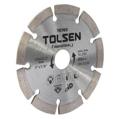 Tolsen 5inch Diamond Cutting Disc Industrial Grade For Tile Cutting image