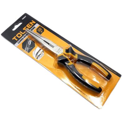 Tolsen 8 Inch Long Nose Pliers 200mm TPR Handle image
