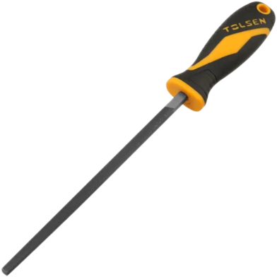 Tolsen 8 Inch Square Steel File TPR Handle image