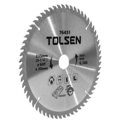 Tolsen 9-1/4inch TCT Circular Saw Blade 235mm For Wood Cutting image
