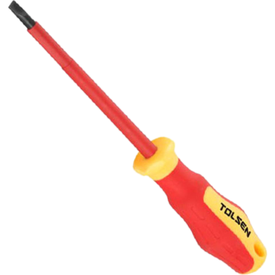 Tolsen Flat Screwdriver 5.5 x 125mm Cr-V 1000V VDE Certification image