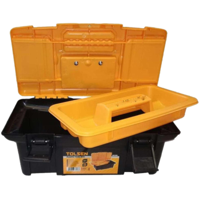 Tolsen Heavy Duty Plastic Tool Box 13inch Ergonomic Design image