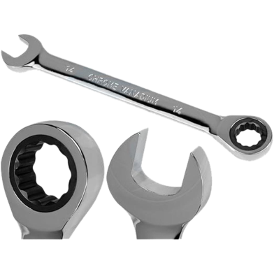 Tolsen Ratchet Gear Spanner Fixed Head 14 mm Combination Wrench Cr-V image