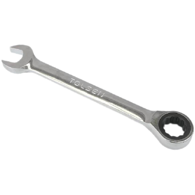 Tolsen Ratchet Gear Spanner Fixed Head 22 mm Combination Wrench Cr-V image