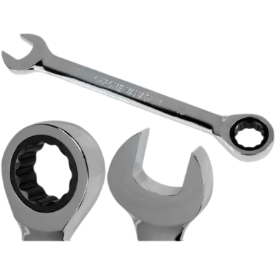 Tolsen Ratchet Gear Spanner Fixed Head 24 mm Combination Wrench Cr-V image