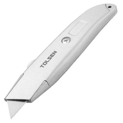 Tolsen Retractable Utility Knife 61 x 19mm Aluminium Body Box Cutter image