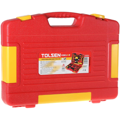 Tolsen VDE 1000V 25 pcs Insulated Hand Tools Set VDE/GS certificated Premium Series image