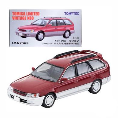Tomica Limited Vintage – TLV-N264a Toyota Corolla Wagon Red/Silver image