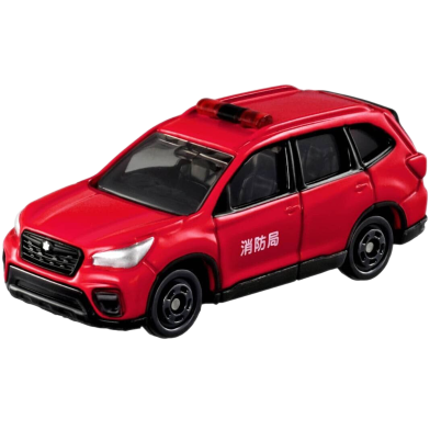 Tomica NO.99 SUBARU FORESTER FIRE COMMAND VEHICLE image