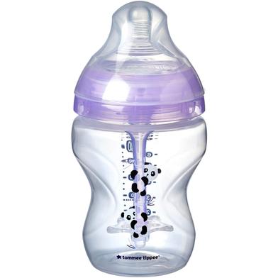 Tommee Tippee 260ml Panda Advanced Anti Colic Born Baby Feeding Bottle 0 M image