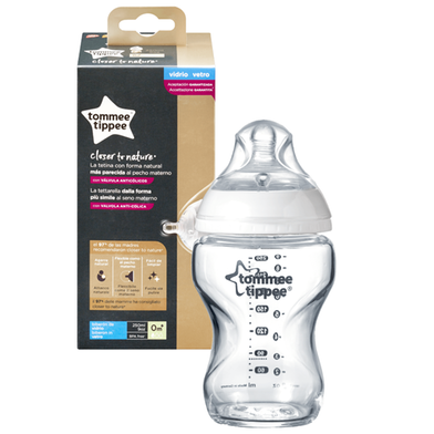 Tommee Tippee PP Closer to Nature Glass Feeding Bottle, 250 ml x 1 -  AliExpress