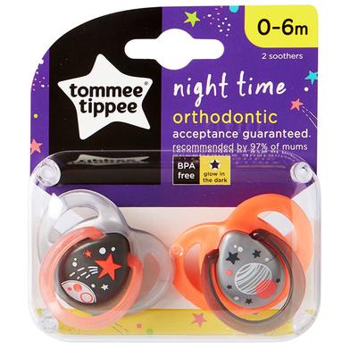 Tommee Tippee Night Time Soothers 0-6m image