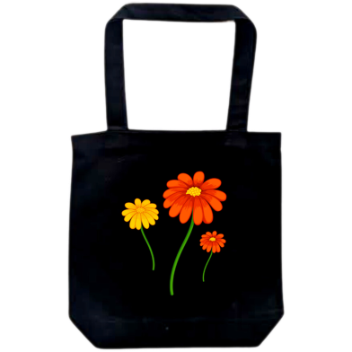 Top Handle Tote Canvas Bag With Zipper (BF-071) image