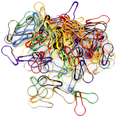 Top Selling Multicolor Safety Hijab Pin - 50pcs image