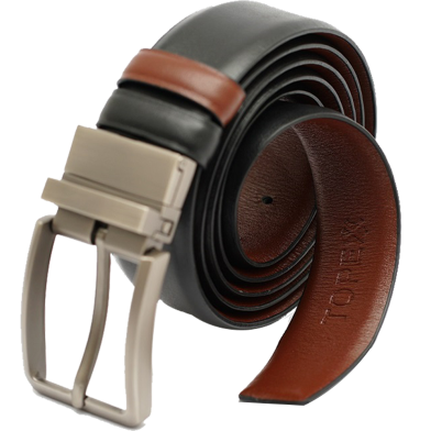 Topex Premium Quality Reversible Leather movig Belt image