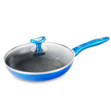 Topper Nonstick Elegant Fry Pan With Lid Blue- 22 Cm image