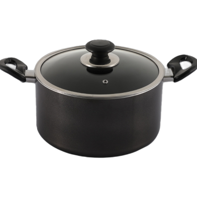 Topper Nonstick Glamour Casserole With Lid Ash 22 Cm image