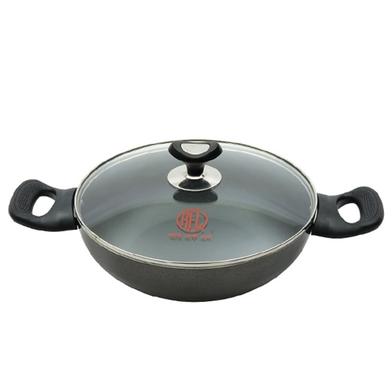 Topper Nonstick Glamour Deep Fry Pan With Lid (Black) 26 cm image