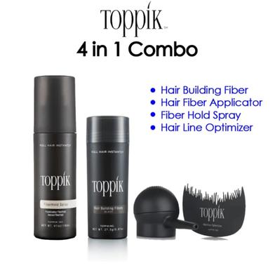Toppik 4 in 1 Hair Fiber Combo set image