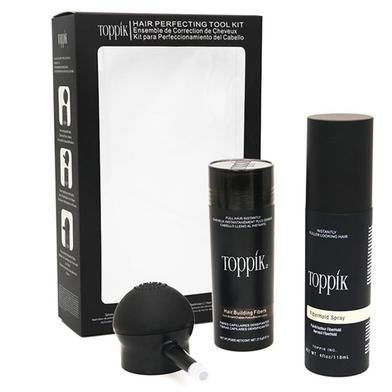 Toppik Hair Building Fiber Full Set(Toppik 27.5g plus Hold Spray 118ml plus Applicator) image