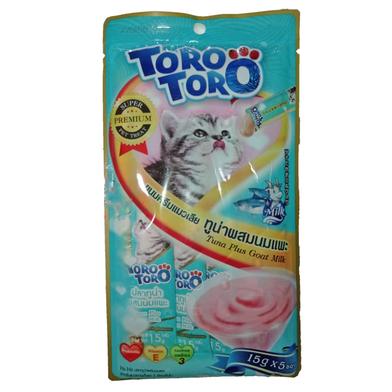 Toro Toro Lickable Cat Treat-Tuna Plus Goat Milk 15g x 5 pcs image