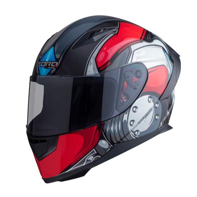 TORQ Legend Bot Helmets - Glossy Red And Black image