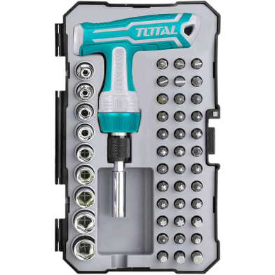 Total Handle Wrench Screwdriver Set 47 Pcs image