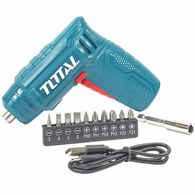 Total Lithium Ion Cordless Screwdriver TSDLI0402 Total One Stop Tools Station Rokomari
