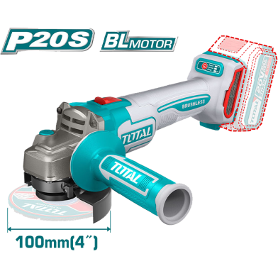 Total TAGLI21104 Lithium-Ion Angle Grinder (20V) image