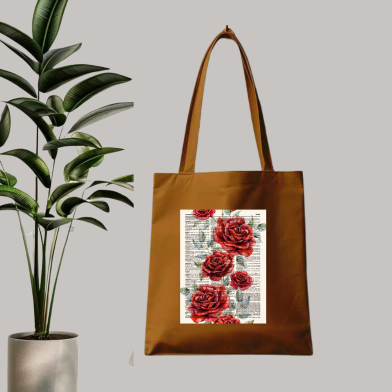 Tote Bag With Long Handle And Zipper image
