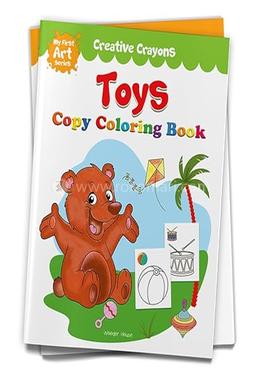 Toys Copy Colouring Book