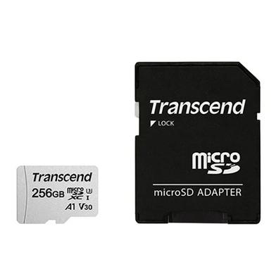 Transcend 256GB USD300S-A UHS-I U3A1 MicroSD Card With Adapter-TS256GUSD300S-A image
