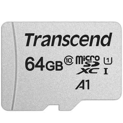 Transcend 64GB MicroSDXC 300S Memory Card image