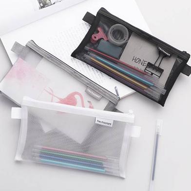 Transparent Pencil Bag (Any Color) image