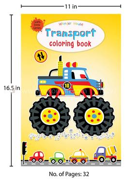 Transport Colouring Book (Giant Book Series) image