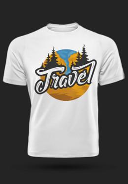 Travel Men's Stylish Half Sleeve T-Shirt image