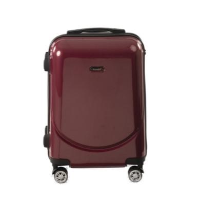 Travello Plastic Luxury Plus Trolley Bag 28 - Dark Red