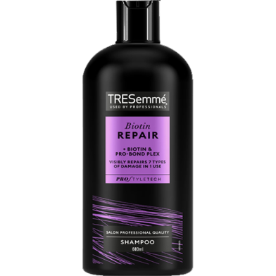 Tresemme Biotin Repair Visibly Repairs 7 Types of Damage in 1 Use Shampoo for Dry, Damaged Hair - 680 ml image